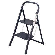 Ladder 2-Tread Step Rubber Non-Slip Lightweight Sturdy Alloy Frame 150kg Max