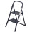 Ladder 2-Tread Step Rubber Non-Slip Lightweight Sturdy Alloy Frame 150kg Max 1