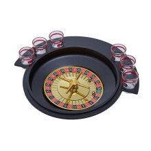 Drinking Roulette Game Set with Numbered Shot Glasses Fun Adult Party Game