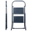 Ladder 2-Tread Step Rubber Non-Slip Lightweight Sturdy Alloy Frame 150kg Max 9