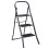 Ladder 3-Tread Step Rubber Non-Slip Lightweight Sturdy Alloy Frame 150kg Max 1