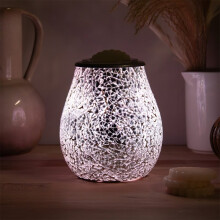 Wax Melt Burner Electric Desire Aroma Lamp Mosaic Effect Colour Changing LED