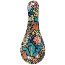 Compton Floral Design Spoon Rest Holder Spatula Utensil Resting Cooking Kitchen