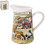 Ceramic Jug Collie & Sheep Decorative Vase 600ml Kitchen Beverage Drinks Server 1