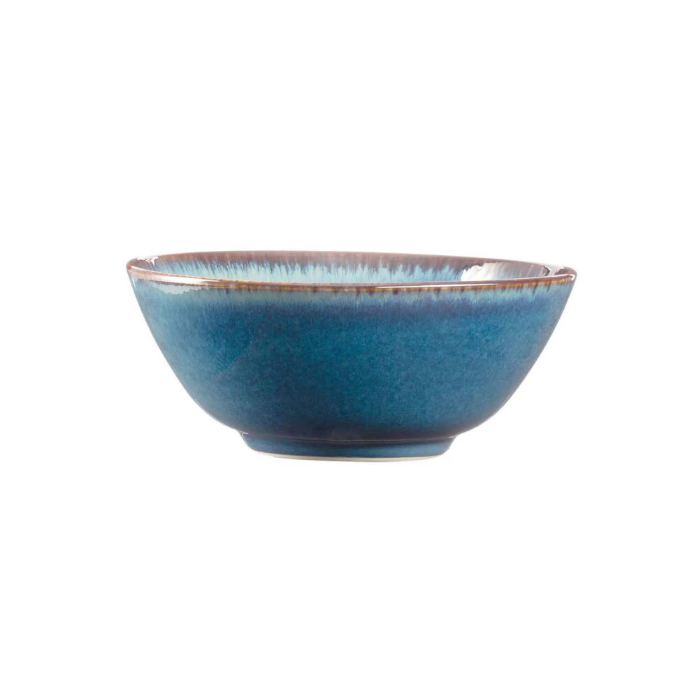 Mason Cash Stoneware Bowl 16Cm Blue Reactive Glazed Dish Serving Soup Cereal Desserts 600Ml