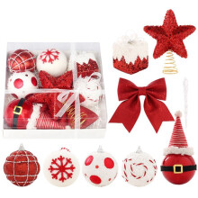 Julkulor Ornament, JulgranhäNgande Boll Tomtetema Julbollset med JulgranstjäRna