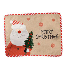 Juldekoration Tillbehör Old Broderi Placestabletter Matbord Klä Upp Isoleringsdyna Dukar