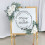 Konstgjorda BröLlopsbåGe Blomstersats Boho Eucalyptus Garland Gardiner BröLlopsdekoration VäLkomstskylt,A 4