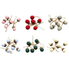 Viltballen Kerstversieringen Handgemaakte DIY Materialen Scène Decoratie Kerstboom Hangers