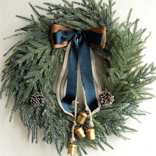 Décorations de Noël - Décorations de Noël en Forme de Pomme de Pin pour Porte 1