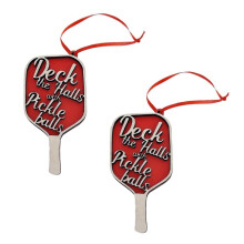 Pickleball Kerstversiering, Versier de Hal met Pickle Balls Paddle, Hangende Boom Accessoires