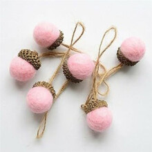 Viltballen Kerstversieringen Handgemaakte DIY Materialen Scène Decoratie Kerstboom Hangers