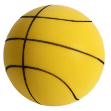 Indoor Silent Balls, Children'S Silent Pat Balls, Silent Balls [Suitable for 5-10 Years Old] with Net Bag Yellow