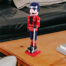 Kerst Hockey Speler Vakantie Houten Notenkraker Sport Ornamenten Tafel Middenstuk Vrienden Cadeau