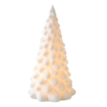 Sapin de Noël en Céramique avec Lumière, Décoration Lumineuse en Porcelaine Vintage pour les Fêtes B