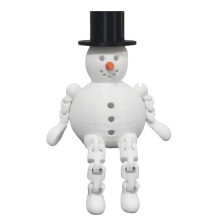 Desktop Movable Doll 3D Printing Christmas Decorations Movable Joint Decorations Children'S Birthday Holiday Gifts D