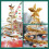 Iron  bell  Christmas tree desktop simulation Christmas tree display Christmas decorations As Shown 2