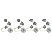 Flower Curtain Tie Curtain Buckle Versatile Living Room Punch-Free Tie Rope Suitable for A Variety of Styles B