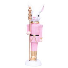 Easter Nutcracker Resin Sculpture Holiday Doll Home Desktop Decoration Cute Ornaments