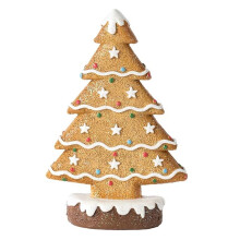 Adorno de Árbol de Navidad de Jengibre de Resina, Decoración de Mesa para el Hogar y la Sala de Estudio de Invierno Adornos de Árbol de Navidad de
