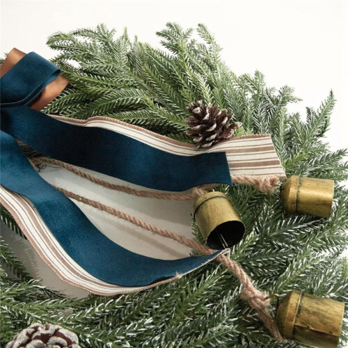 Décorations de Noël - Décorations de Noël en Forme de Pomme de Pin pour Porte 2