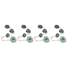 Flower Curtain Tie Curtain Buckle Versatile Living Room Punch-Free Tie Rope Suitable for A Variety of Styles A
