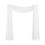 Tecido para Cortinas de Arco de Casamento 29,5 Polegadas X 26,25 Pés Cortinas Transparentes Brancas para Cerimônia de Casamento 1