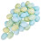 40 Pcs Easter Eggs Artificial Speckled Foam Eggs Pastel Green  Decorative Eggs 2.1in for Neutral Easter Table Decor 1