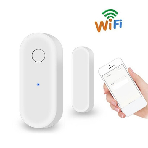 Door Sensor - WiFi Wireless Window Sensor Real- Message Notification Compatible with Alexa  Assistant 1
