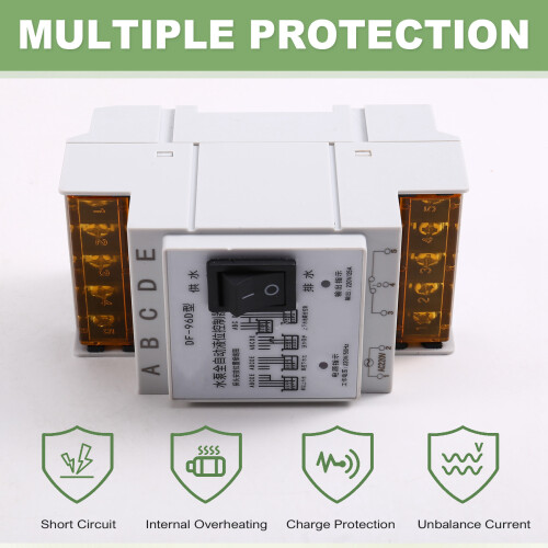 New Automatic Water Level Controller  25A 220V Water Tank Liquid Level Detection Sensor Water Pump Controller A 2