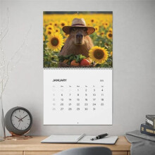 2025 Wall Calendar, 12-Månaders Wall Calendar Planner, Funny Monthly Wall Calendar