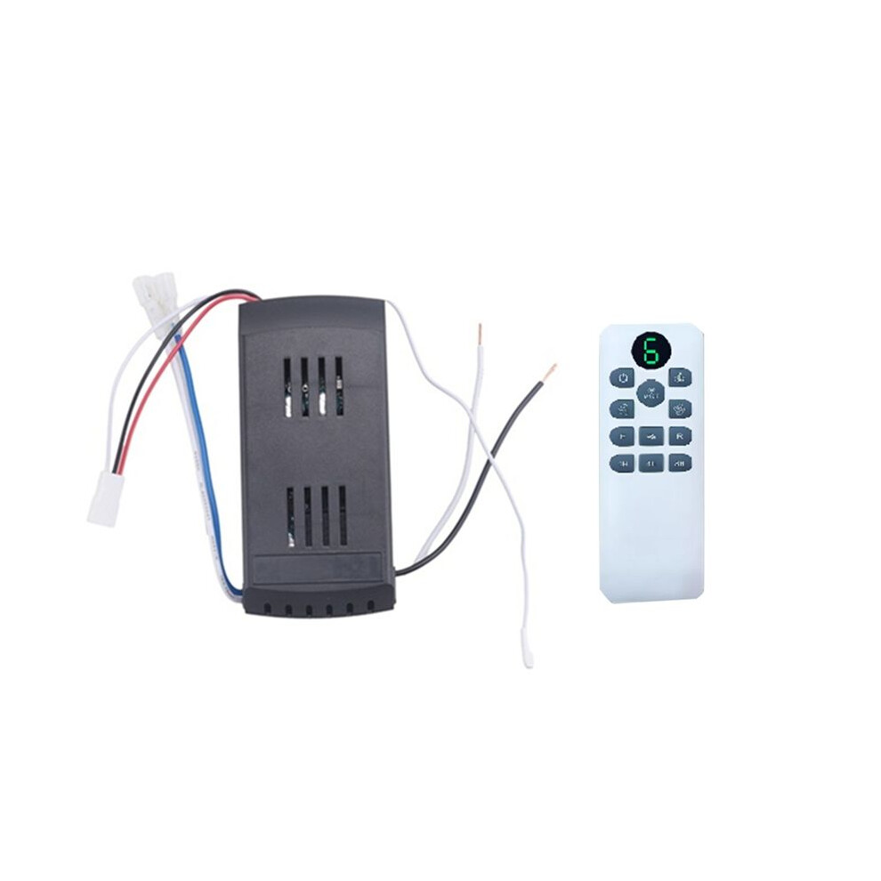 Ceiling Fan Remote Control Kit 40W 6-Speed Timing Function Replacement Remote For Ceiling Fans & Lights 6032705778711