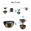 Ceiling Fan Remote Control Kit, Small Size Universal 3 in 1 Speed, Light & Timing Wireless Control AC220V(AC175V-265V) 9