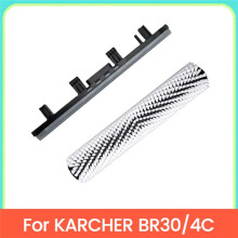 Lot de 2 Brosses à Récurer pour Grattoir Absorbant pour BR30/4C, Raclette Droite Résistante à L'Huile, Bande Absorbante