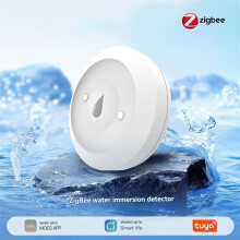 Tuya ZigBee  Watersensor Waterlekdetector Alarm APP Afstandsbediening Waterleksensor Alarm Bij Volle Watertank