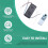 Ceiling Fan Remote Control Kit 40W 6-Speed Timing Function Replacement Remote for  Ceiling Fans & Lights 6