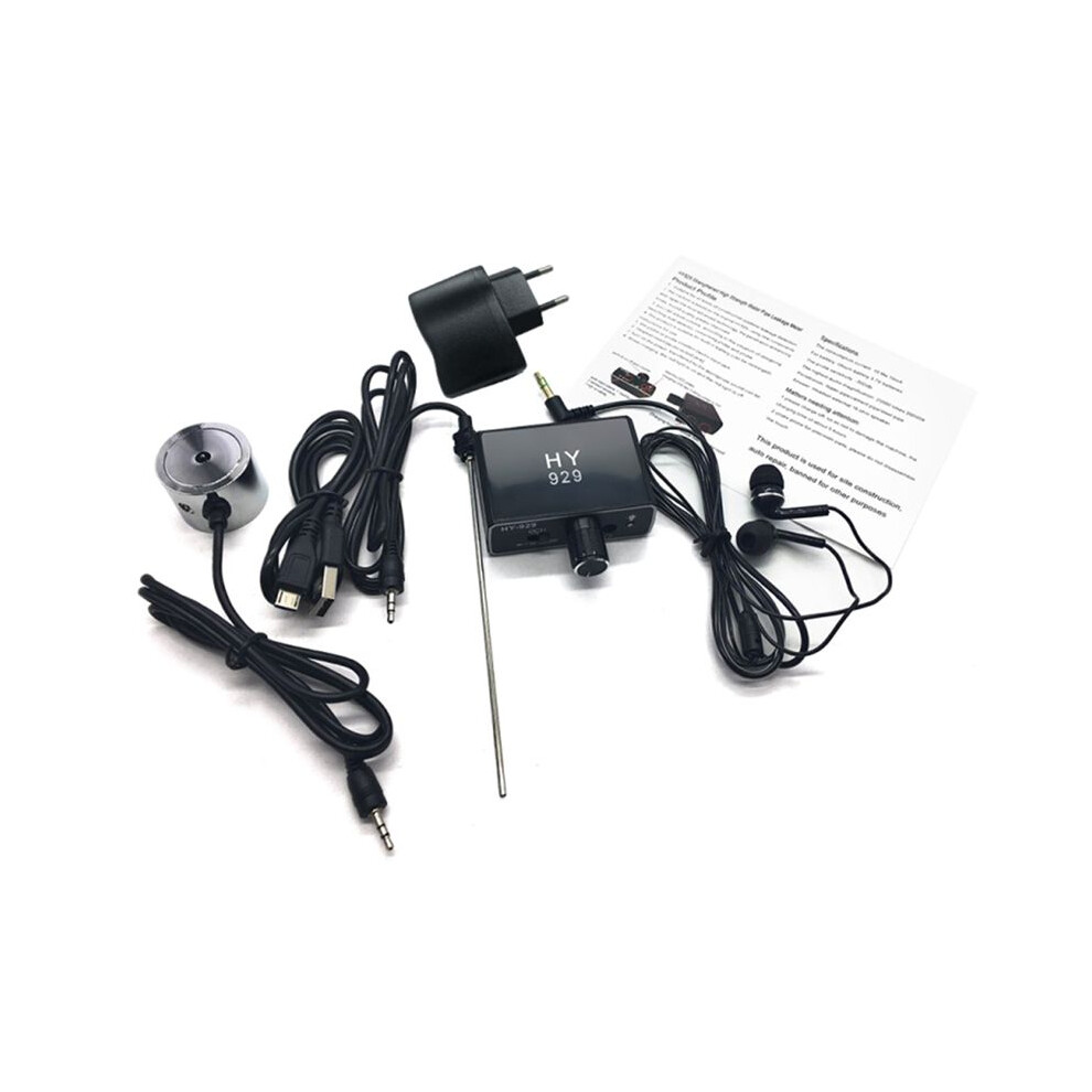 Water Pipe Leak Detector Sensor Pipe Leakage Monitor Tester Kit With Dual Probes Earphone Pipeline Locator Accessory Eu 6032710862184