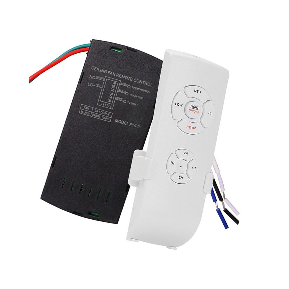 Light Universal Ceiling Fan Remote Control Kit, 3-In-1 Ceiling Fan Timing & Speed Wireless Remote Control And Receiver