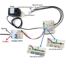 AC100-260V Automatische Waterniveauregelaar XKC C352 3P Contactloze Vloeistofniveausensor voor Automatisch Vullen van Watertanks