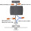 Ceiling Fan Remote Control Kit, Small Size Universal 3 in 1 Speed, Light & Timing Wireless Control AC220V(AC175V-265V) 8