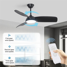 Ceiling Fan Remote Control Kit, Small Size Universal 3 in 1 Speed, Light & Timing Wireless Control AC220V(AC175V-265V)
