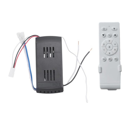 Universal Ceiling Fan Remote Control Kit 6-Speed 40W Timing Function Replacement Remote for  Ceiling Fans Lights