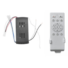 Kit de Télécommande Universelle pour Ventilateur de Plafond, Basse Tension 40 W CC, Contrôleur de Lumière, 6 Vitesses et Minuterie.