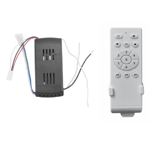 Universal Ceiling Fan Remote Control Kit Low Voltage 40w  Fan Light Driver Controller 6-Speed & Timing Remote 1