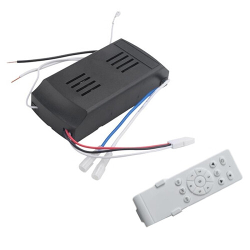 Universal Ceiling Fan Remote Control Kit 6-Speed 40W Timing Function Replacement Remote for  Ceiling Fans Lights 2