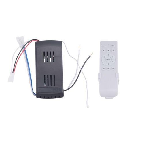 Universal Ceiling Fan Remote Control Kit 40W 6 Speed Timing Function Replacement Remote for  Ceiling Fans & Lights A