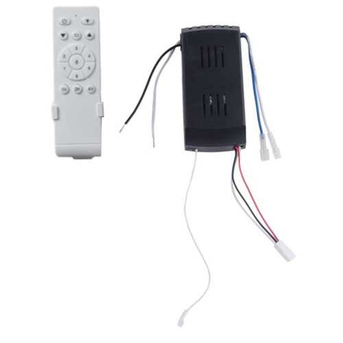 Universal Ceiling Fan Remote Control Kit 6-Speed 40W Timing Function Replacement Remote for  Ceiling Fans Lights 1