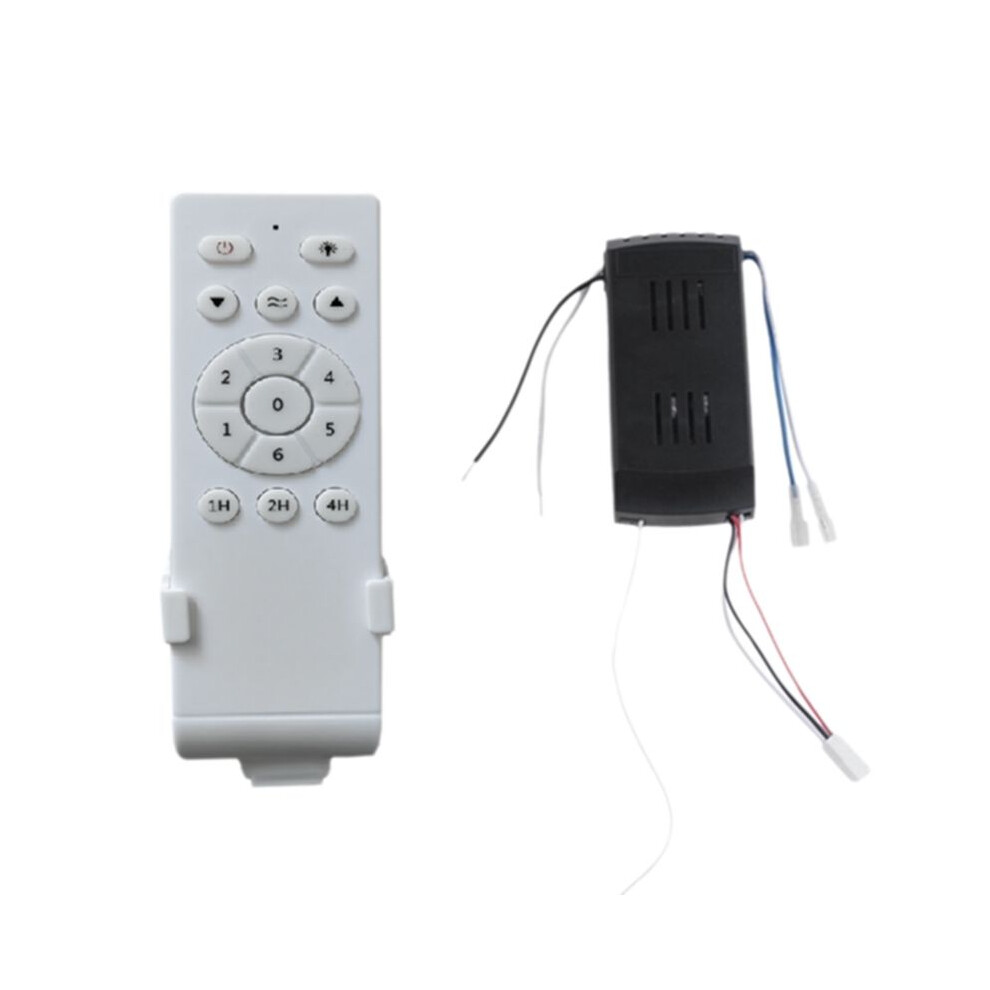 Tlily Universal Ceiling Fan Remote Control Kit Low Voltage 30W Fan Light Driver Controller 6-Speed & Timing Remote