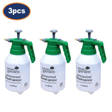 Set of 3 Kingfisher Sturdy Handheld Pump Pressure Garden Sprayers Equipment 1.5L