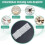 Universal Ceiling Fan Remote Control Kit 6-Speed 40W Timing Function Replacement Remote for  Ceiling Fans Lights 5